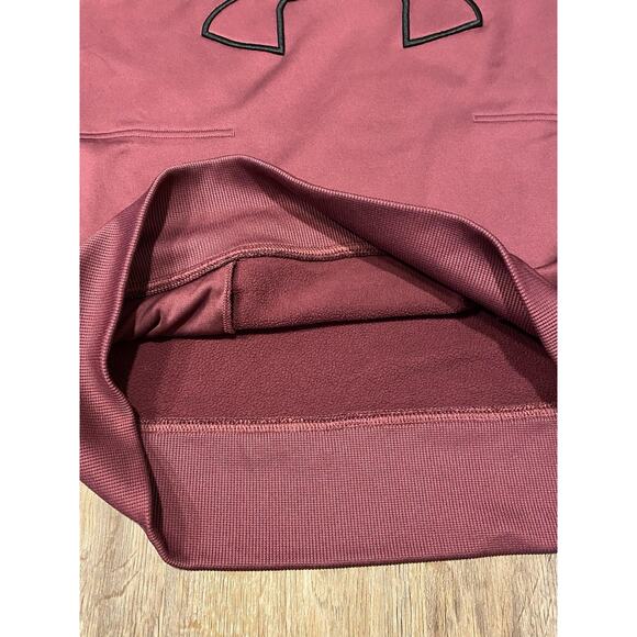 Under Armour Womens Coldgear Fleece Big Logo Hoodie Size Small - Picture 7 of 12